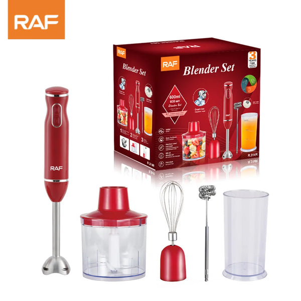 RAF Blender Set 5in1 - 400W - RED