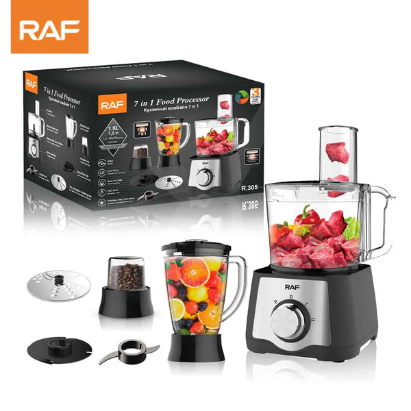 RAF Food Processor 7in1 - 1.5L - 600W