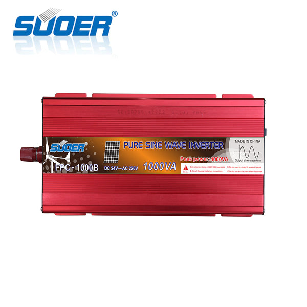 Suoer Power Inverter Pure Sinewave 24V/230V - 1000W