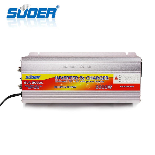 Inverter & Charger 12V/220V - 2000W - 4AMP