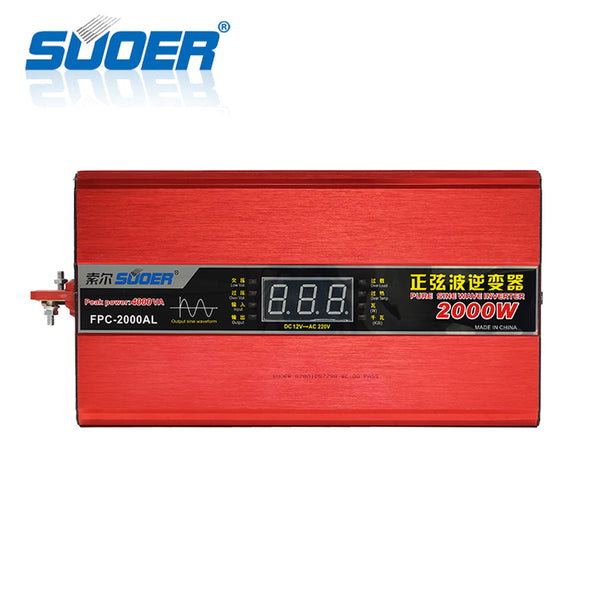 Suoer Power Inverter Pure Sinewave 12V/220V - 2000W