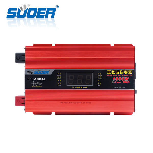 Suoer Power Inverter Pure Sinewave 12V/220V - 1000W